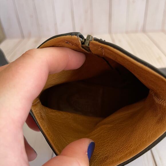 Fiorintini + Baker Black Leather Ankle Booties 37 - Picture 10 of 11